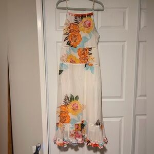 EUC Farm Rio Tropical Maxi Dress